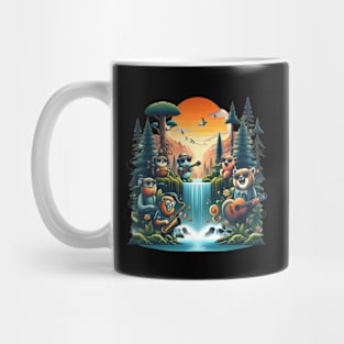 Jungle Safari | Cute Animals Playing Instruments in Jungle Mug